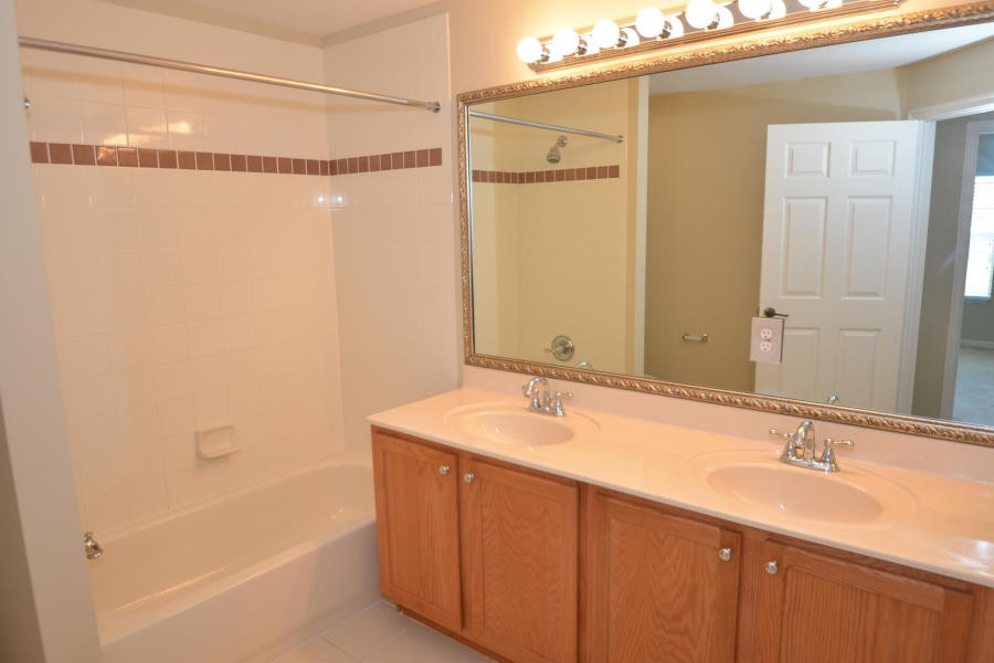 large 2nd bath